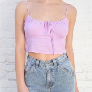 RARE brandy melville lilac jennifer tank